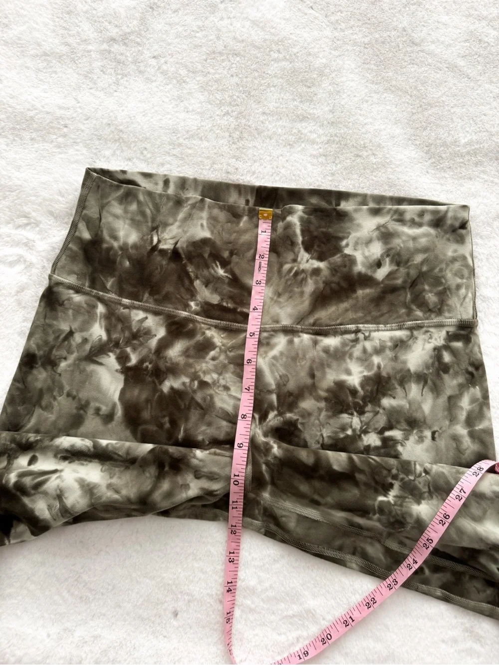 Lululemon Align High-Rise Pant 25” Diamond Dye Light Sage Medium Olive Size 12